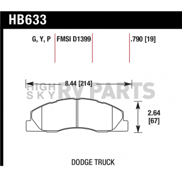 Hawk Performance Brake Pad - HB633P.790-1