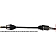 Cardone (A1) Industries CV Axle Shaft - 66-7355
