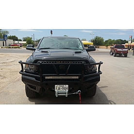 Bodyguard Bumper T2 Extreme 1-Piece Type Steel Black - EER10BYFRT