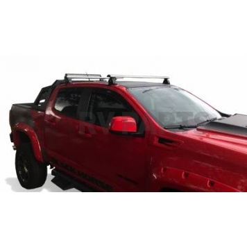 Black Horse Offroad Roof Rack Aluminum Silver 52 Inch Set of 2 Cross Bars and Hardware - TR52SI-7