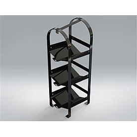 Masterack Van Storage System Refrigerant Tank Rack Three 30 Pound Tanks Capacity - 02N938KP