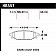 Hawk Performance Brake Pad - HB557F.545