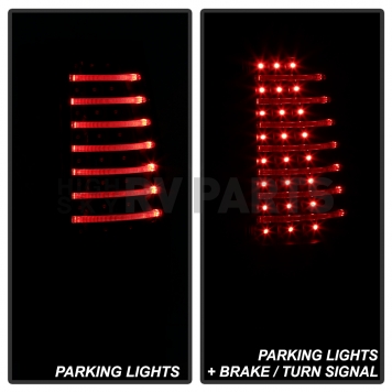 Spyder Automotive Tail Light Assembly LED Set Of 2 - 9048739-7