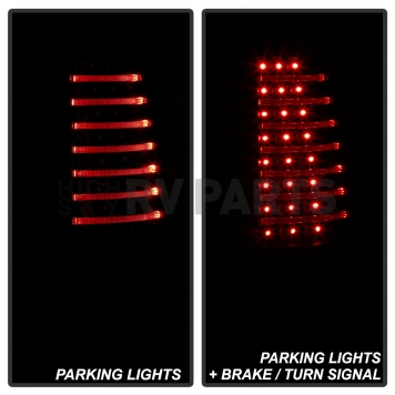 Spyder Automotive Tail Light Assembly LED Set Of 2 - 9048746-7