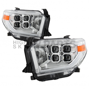 Spyder Automotive Headlight Assembly Set Of 2 - 9049934