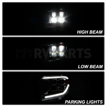 Spyder Automotive Headlight Assembly Set Of 2 - 9049934-8