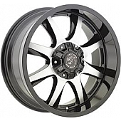 Panther Wheels Series 578 - 18 x 9 Black With Natural Accents - 578890051+00GBM