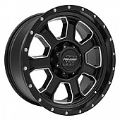 Pro Comp Wheels Series 43 - 20 x 9 Black With Natural Accents - 5143-2970