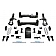 Fabtech Motorsports 4 Inch Performance System Lift Kit Suspension - K1136