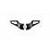 DV8 Offroad Bumper Wing Ends For FBJL-02 With Pod Light Opening Black Steel - FBJL02W