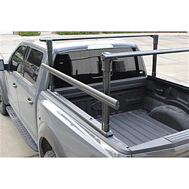Rapid Switch Systems Ladder Rack Side Rail - 300 Pound Capacity Stainless Steel - RSS2004