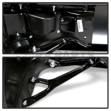 Spyder Automotive Bumper 1-Piece Design Steel Black - 9948633-3