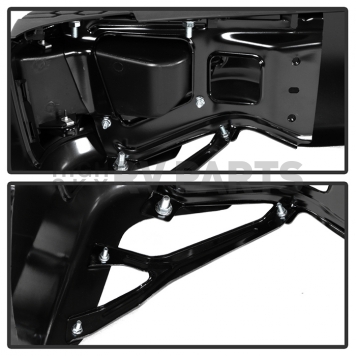 Spyder Automotive Bumper 1-Piece Design Steel Black - 9948640-3