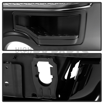 Spyder Automotive Bumper 1-Piece Design Steel Black - 9948664-6
