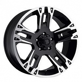 Ultra Wheel Maverick 234/235 - 16 x 8 Black With Diamond Cut Accents - 235-6853B