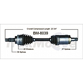 TrakMotive CV Axle Shaft - BM-8039