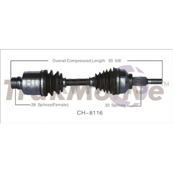 TrakMotive CV Axle Shaft - CH-8116