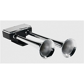 Hadley Products Air Horn - Chrome Plated -  Round Trumpet H00910CA