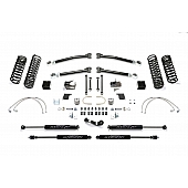 Fabtech Motorsports 5 Inch Trail Long Travel Lift Kit Suspension - K4070M
