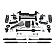 Fabtech Motorsports 6 Inch Lift Kit Suspension Stealth Series - K5000M