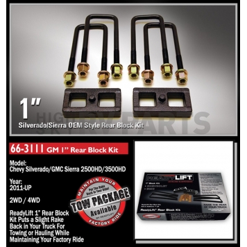 ReadyLIFT Leaf Spring Block Kit - 663111-1