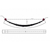 Pro Comp Suspension Leaf Spring 5 Inch Lift - 22415