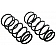 Moog Chassis Rear Coil Springs Pair - 81099