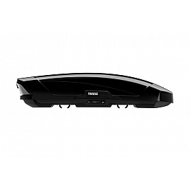 Thule Cargo Box Carrier - 16 Cubic Feet Capacity Dual Side Glossy Black - 6297B
