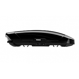 Thule Cargo Box Carrier - 18 Cubic Feet Capacity Dual Side Black - 6298B