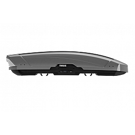 Thule Cargo Box Carrier - 46 Pound Capacity Dual Side Titanium - 6298T