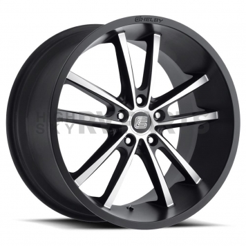 Carroll Shelby Wheels CS-2 Series - 20 x 11 Black With Natural Face - CS2-215455-MB