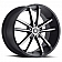 Carroll Shelby Wheels CS-2 Series - 20 x 11 Black With Natural Face - CS2-215455-MB