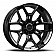 Carroll Shelby Wheels CS-45 Series - 20 x 9 Black With Hyper Silver Insert - CS45-295512-BS
