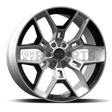 Carroll Shelby Wheels CS-45 Series - 22 x 9.5 Hyper Silver With Black Insert - CS45-395512-CP