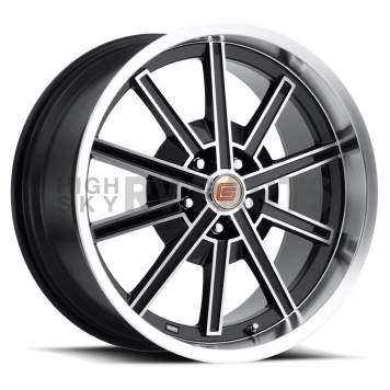 Carroll Shelby Wheels CS67 Series - 20 x 10 Black With Natural Accents - CS67-205445-B