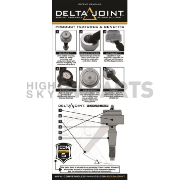 Icon Vehicle Dynamics Control Arm - 98507DJ-3