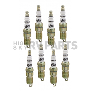 ACCEL U-Groove Resistor Spark Plug Set Of 8 - 8196