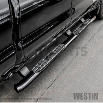 Westin Automotive Nerf Bar 4 Inch Black Powder Coated Steel - 21-24125-6