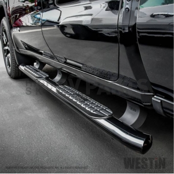 Westin Automotive Nerf Bar 4 Inch Black Powder Coated Steel - 21-24125-7