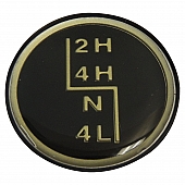 Crown Automotive Auto Trans Shifter Indicator Decal - 53004376