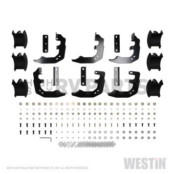 Westin Automotive Nerf Bar 4 Inch Black Powder Coated Steel - 21-24095-4
