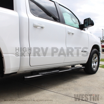 Westin Automotive Nerf Bar 4 Inch Black Powder Coated Steel - 21-24095-6