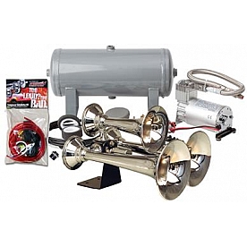 Kleinn Air Horn - Chrome Plated -  Round Trumpet HK6