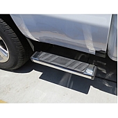 TrailFX Nerf Bar - Truck Box 4 Inch Polished Stainless Steel - A5002S