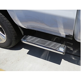 TrailFX Nerf Bar - Truck Box 4 Inch Polished Stainless Steel - A5002S