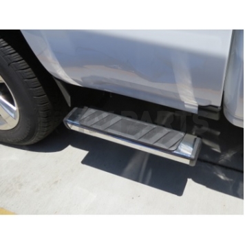 TrailFX Nerf Bar - Truck Box 4 Inch Polished Stainless Steel - A5002S