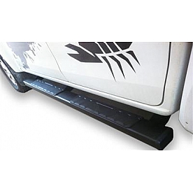 TrailFX Nerf Bar 4 Inch Black Powder Coated Steel - A4009B