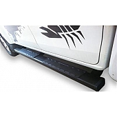 TrailFX Nerf Bar 4 Inch Black Powder Coated Steel - A4003B