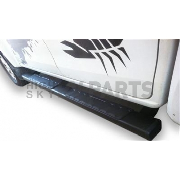 TrailFX Nerf Bar 4 Inch Black Powder Coated Steel - A4003B