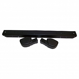 Crown Automotive Front Bumper Painted Black Steel - 5ED16T3XK